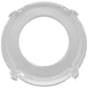 Serti griffe pour cabochon PureCrystal 1122 Rivoli 18 mm - Argenté x1