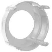 Serti griffe pour cabochon PureCrystal 1122 Rivoli 18 mm - Argenté x1