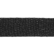 Lacet cuir 10 mm Imitation Serpent Noir x30cm