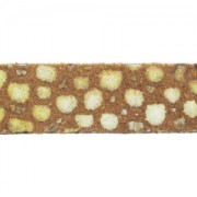 Lacet cuir 10 mm Imitation Poisson Camel x30cm