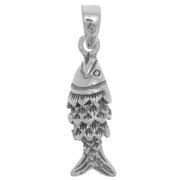 Pendentif poisson articulé 19x6 mm avec anneau fermé - Argent 925 x1|raw }}