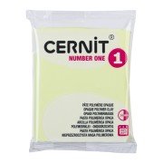 Pâte Cernit Number one opaque - Jaune pastel (n°731) x56gr