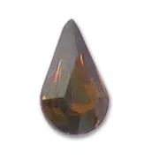 Poire PureCrystal 4328 10x6 mm Smoked Topaz