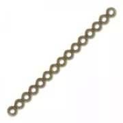 Intercalaire 15 rangs 51x3.4 mm bronze x1