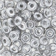 O Bead 4 mm Crystal Argent x5g|raw }}