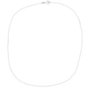Collier maille Jaseron limée 1.8 mm - Argent 925 x42cm