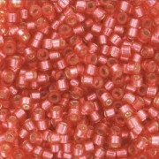 Miyuki Delica Duracoat 11/0 DB2159 - Silver Lined Dyed Light Cranberry x8g