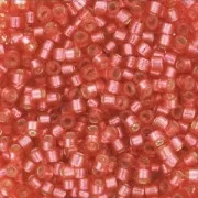 Miyuki Delica Duracoat 11/0 DB2159 - Silver Lined Dyed Light Cranberry x8g