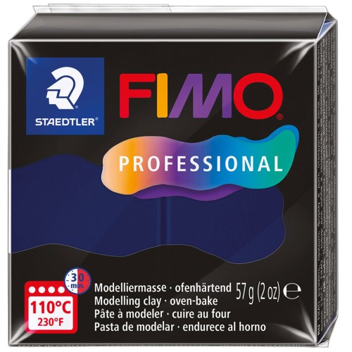 Pâte Fimo Professional 57gr Bleu navy (n°34)