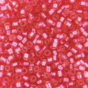 Miyuki Delica Duracoat 11/0 DB2154 - Silver Lined Dyed Hibiscus x8g