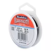 Fil élastique Elasticity 0.8 mm - Noir x25m