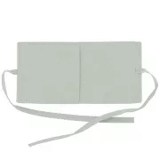 Pochon en suédine pour bijoux 60x60 mm - Vert d'eau x1