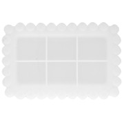 Moule en silicone pour réaliser un plateau rectangle en résine - 16.5x10.5 cm x1|raw }}