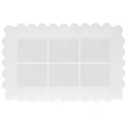 Moule en silicone pour réaliser un plateau rectangle en résine - 16.5x10.5 cm x1