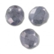 Facettes 8 mm Opaque Grey Ceramic Look x20