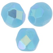 Facettes 4 mm Opaque Turquoise AB x50|raw }}