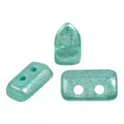 Perles en verre Piros® par Puca® 2x5 mm - Riviera Sea Green x10g