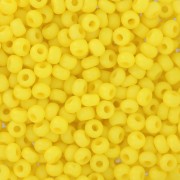 Preciosa Perles rocailles 8/0 3 mm - Terra Intensive - Yellow Mat x20g|raw }}