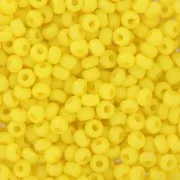 Preciosa Perles rocailles 8/0 3 mm - Terra Intensive - Yellow Mat x20g