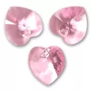 Coeurs PureCrystal 6228 10,3x10 mm Light Rose  x6