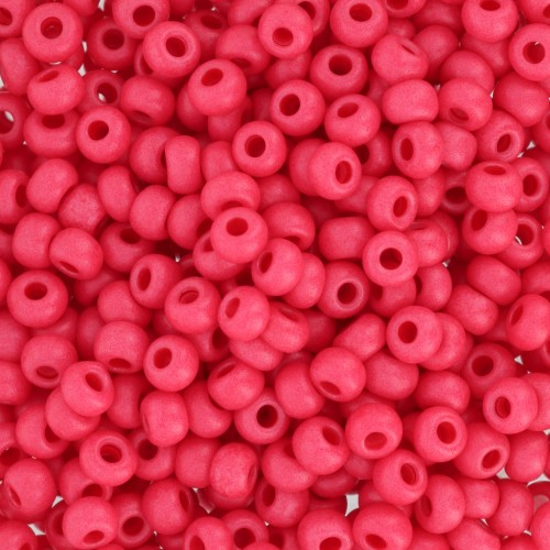 Preciosa Perles rocailles 8/0 3 mm - Terra Intensive - Red Mat x20g