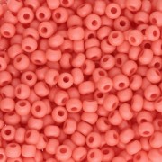 Preciosa Perles rocailles 8/0 3 mm - Terra Intensive - Orange Mat x20g