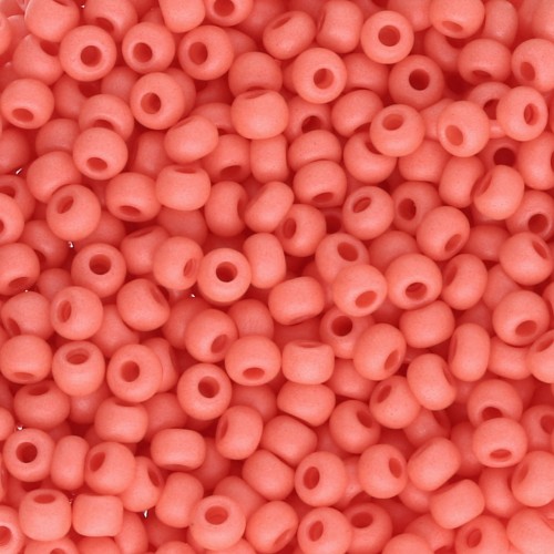 Preciosa Perles rocailles 8/0 3 mm - Terra Intensive - Orange Mat x20g