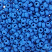 Preciosa Perles rocailles 8/0 3 mm - Terra Intensive - Blue Mat x20g|raw }}