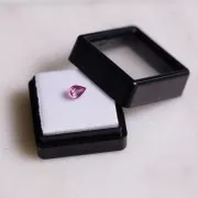 Saphir Padparadscha taille poire - 6.1x4.2 mm - 0.60 cts