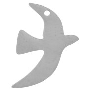 Breloque oiseau 15x10 mm exclu Perles&Co - Acier inoxydable 304L x1|raw }}