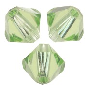 Toupies en cristal PureCrystal 5328 4 mm - Reinvented Peridot x50