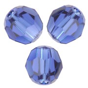 Perles rondes PureCrystal 5000 4 mm - Reinvented Dark Sapphire x20