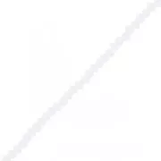 Perles rondelles facettées - rondes aplaties 4.5x3.5 mm White Opal x40cm