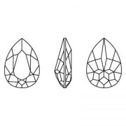 Cabochon PureCrystal 4320 8x6 mm - Reinvented Peridot x1