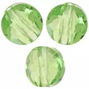 Perle ronde plate - 8 mm - Thin Round PureCrystal 5034 - Reinvented Peridot x1