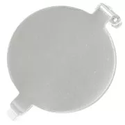 Support de broche avec plateau pour cabochon fond plat 20 mm Acier inoxydable x1