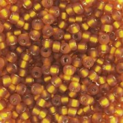 Rocaille Miyuki 11/0 2422F - Silver Lined Mat Topaz x8g