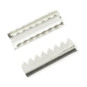 Embouts à serrer sans anneau 12 mm argenté x10