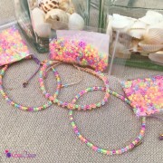 Mix de rocailles Miyuki 11/0 Neon Party x8g