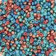 Mix de rocailles Miyuki 11/0 - Blue Corals x8g