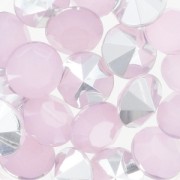 Cabochon rond 8 mm Rose Opal x20