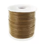 Cordon cuir 1 mm Marron x 25 m
