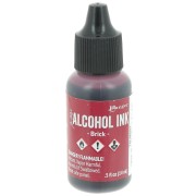 Encre transparente à alcool Adirondack Tim Holtz 14ml Brick x1
