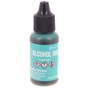 Encre transparente à alcool Adirondack Tim Holtz 14ml Laguna x1|raw }}