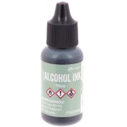 Encre transparente à alcool Adirondack Tim Holtz 14ml Moss x1|raw }}