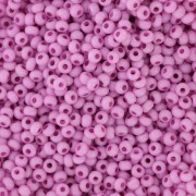 Preciosa Perles rocailles 11/0 - 2 mm - Solgel - Pink 3 Dyed Chalkwhite x20g