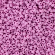Preciosa Perles rocailles 11/0 - 2 mm - Solgel - Pink 3 Dyed Chalkwhite x20g