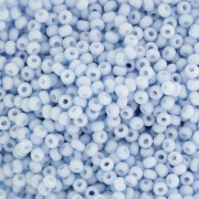 Preciosa Perles rocailles 11/0 - 2 mm - Solgel - Blue 1 Dyed Chalkwhite x20g|raw }}