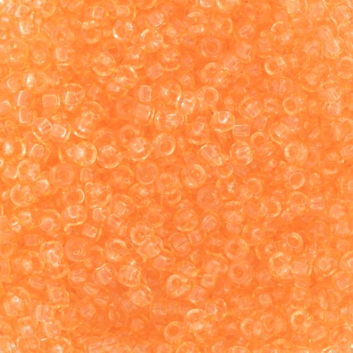 Preciosa Perles rocailles 11/0 - 2 mm - Solgel - Orange 2 Dyed Crystal x20g