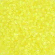 Preciosa Perles rocailles 11/0 - 2 mm - Crystal Neon Yellow Lined x20g